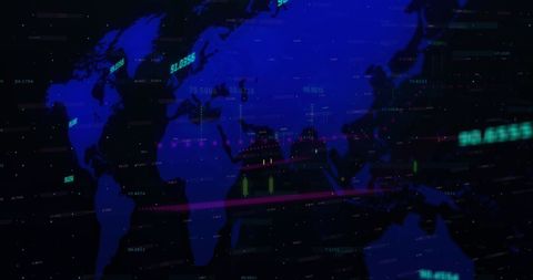 Financial Data and Global Business Network Visualization - Download Free Stock Images Pikwizard.com