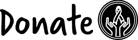 Transparent breast cancer awareness donate ribbon text design