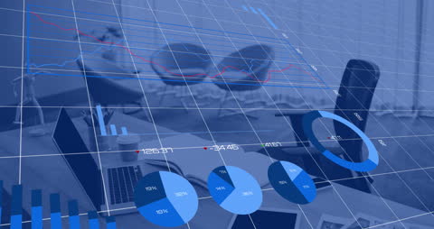 Data Analytics Overlapping Office Workspace