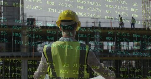 Architect Analyzing Construction Data Insights - Download Free Stock Images Pikwizard.com