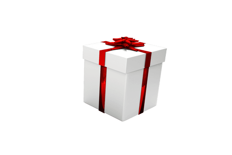 transparent white gift box with red ribbon and bow - Download Free Stock Videos Pikwizard.com