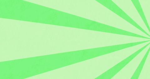 Dynamic Rotating White Stripes on Vivid Green Background
