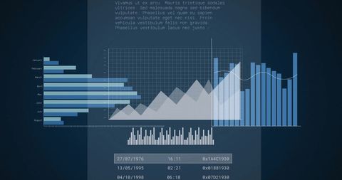 Digital Data Processing and Analysis Visualizations - Download Free Stock Images Pikwizard.com
