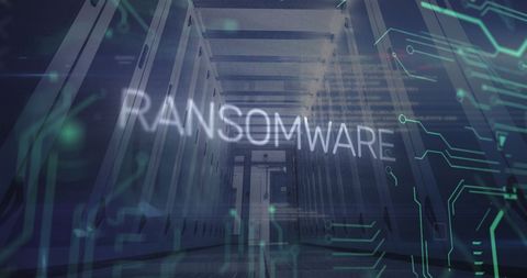 Abstract Ransomware Concept in Data Center Environment - Download Free Stock Images Pikwizard.com