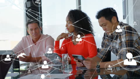 Diverse Team Brainstorming with Digital Network Overlay