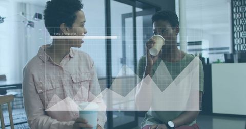 Dynamic Data Overlay with Colleagues at Informal Meeting