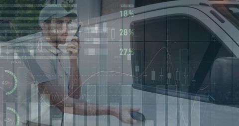 Global delivery and data integration concept with dispatcher