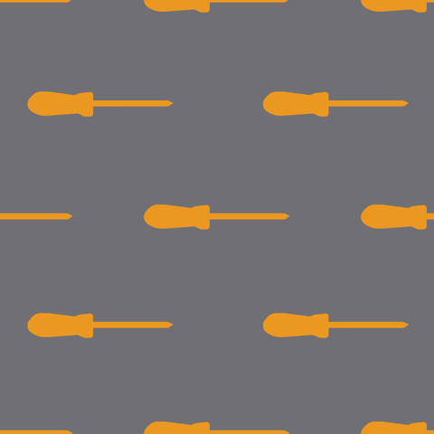 Repeat Orange Screwdrivers Pattern on Transparent Grey Canvas - Download Free Stock Videos Pikwizard.com