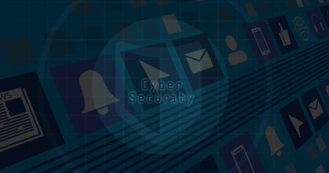 Cyber Security Concept with Digital Icons - Download Free Stock Images Pikwizard.com