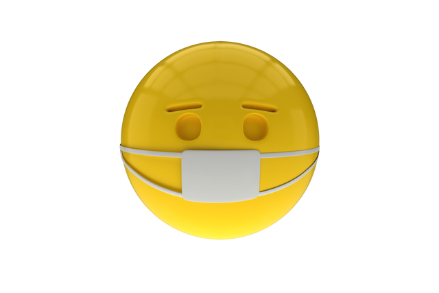 Transparent 3D Smiley Face with Protective Mask - Covid-19 Prevention Emoji - Download Free Stock Videos Pikwizard.com