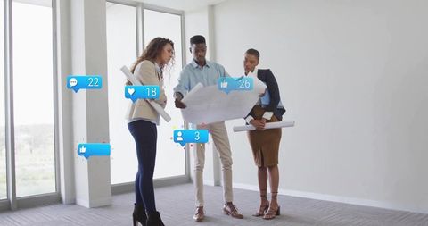 Architects Collaborating with Digital Network Influence