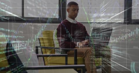 Business Analyst Processing Financial Data on Laptop in Modern Office - Download Free Stock Images Pikwizard.com