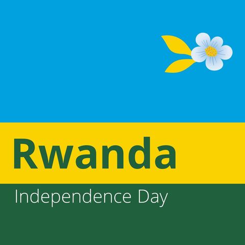 Rwanda Independence Day Celebration Graphic - Download Free Stock Templates Pikwizard.com