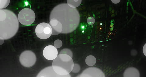 Digital Network Servers with Abstract Light Effects