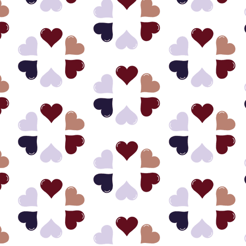 Colorful Hearts Pattern on Transparent Background for Celebrations - Download Free Stock Videos Pikwizard.com
