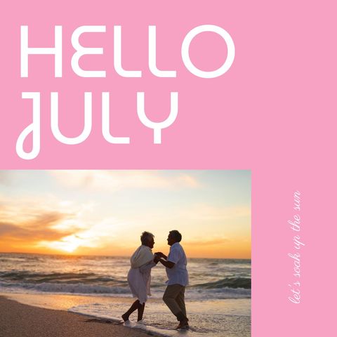 Senior Couple Dancing Joyfully on Beach at Sunset - Download Free Stock Templates Pikwizard.com