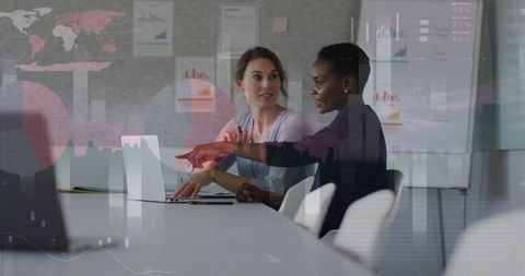 Businesswomen Analyzing Data for Financial Decisions - Download Free Stock Images Pikwizard.com