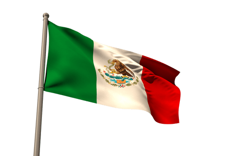 mexican flag waving on transparent background illustration - Download Free Stock Videos Pikwizard.com