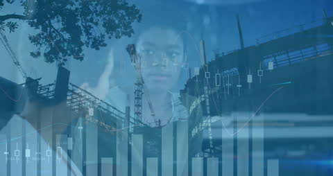 Child Innovators in Energized Financial Future Background