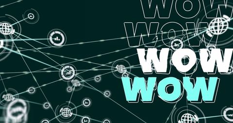 Global Digital Network with Interactive Wow Elements