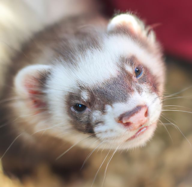 Close up of ferret lying created using generative ai technology - Download Free Stock Photos Pikwizard.com