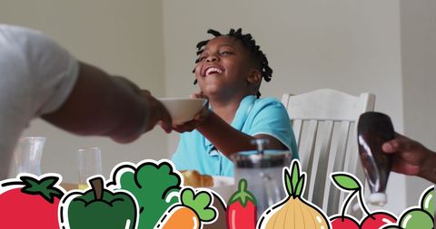 Joyful Family Mealtime with Healthy Vegetables