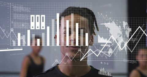 African American Analyzing Interactive Data Visualization with Global Analytics Overlay