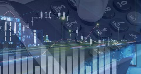 Financial Analysis and Connectivity in Urban Environment - Download Free Stock Images Pikwizard.com