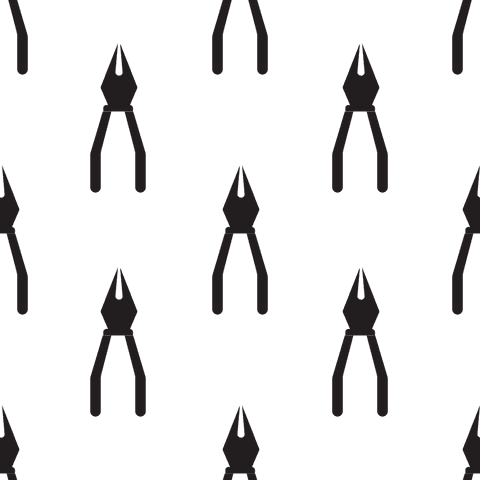 Pattern Of Black Pliers On Transparent Background Design - Download Free Stock Videos Pikwizard.com