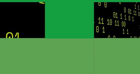 Binary Code Green Overlay: Digital Interface Design - Download Free Stock Images Pikwizard.com