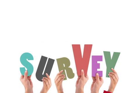 transparent survey text with hands up illustration - Download Free Stock Videos Pikwizard.com