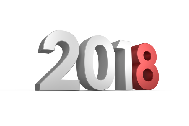 3D Year 2018 Numbers on Transparent Background - Download Free Stock Videos Pikwizard.com