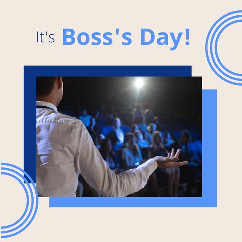 celebrating boss's day with team presentation - Download Free Stock Templates Pikwizard.com
