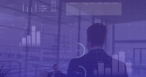 Innovative Businessman Analyzing Digital Data Visualization - Download Free Stock Images Pikwizard.com