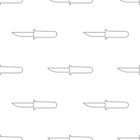 seamless black knife pattern on transparent background - Download Free Stock Videos Pikwizard.com