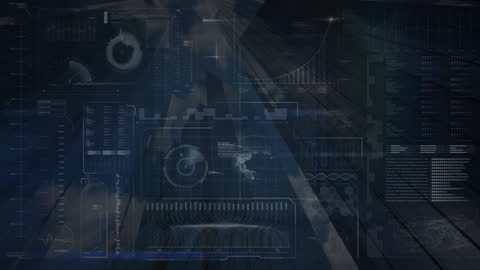 Futuristic Data Interface with Global Connection Theme