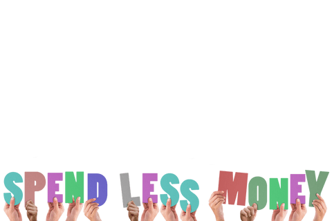 Hands Holding Spend Less Money Text on Transparent Background - Download Free Stock Videos Pikwizard.com