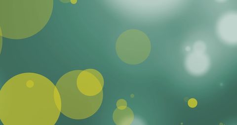 Modern Green Technology Abstract with Moving Dynoptic Lights