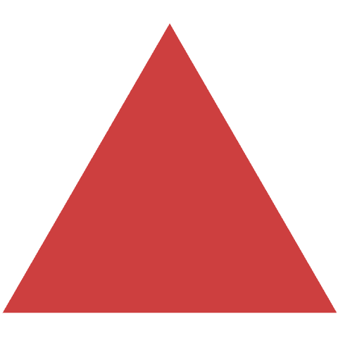 red triangle on transparent background, geometric vector illustration - Download Free Stock Videos Pikwizard.com