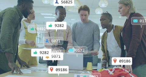 Social Media Engagement Amidst Diverse Team Collaboration