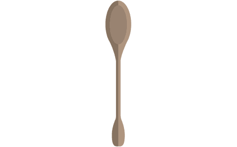 transparent brown spoon illustration for culinary design projects - Download Free Stock Videos Pikwizard.com