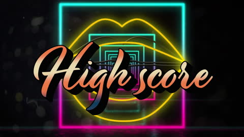 Neon Retro Gaming High Score Theme