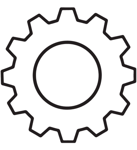 black cog illustration on transparent background for design uses - Download Free Stock Videos Pikwizard.com