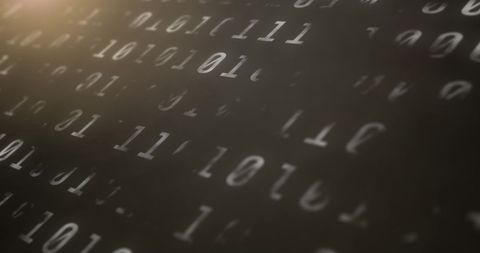 Binary Code Data Processing on Grey Background - Download Free Stock Images Pikwizard.com