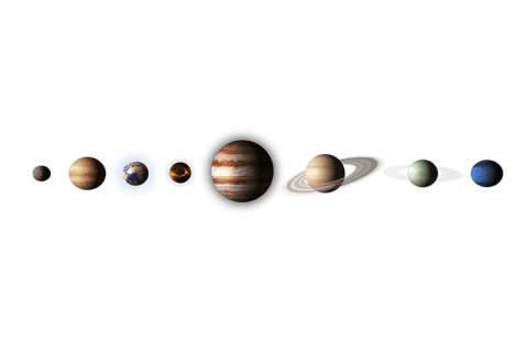 Digital Illustration of Planetary System on Transparent Background - Download Free Stock Videos Pikwizard.com