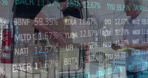 Dynamic Financial Data with Logistics and Supply Chain Visualization