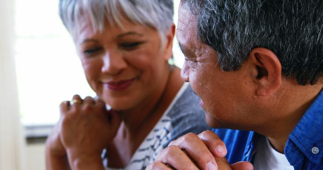 Senior Couple Sharing a Loving Moment at Home - Download Free Stock Images Pikwizard.com