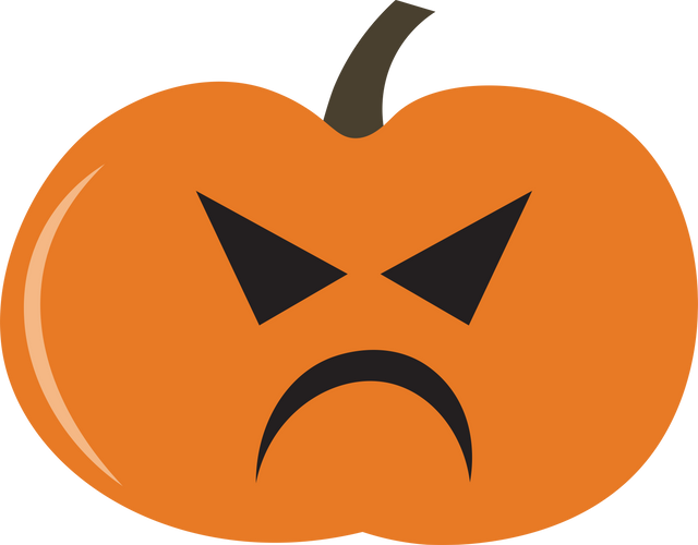 Angry Pumpkin Illustration on Transparent Background for Halloween Celebrations - Download Free Stock Videos Pikwizard.com