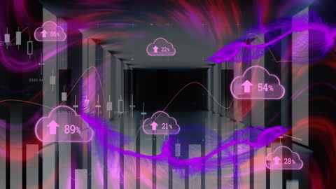 Data Analytics with Dynamic Cloud Connectivity Representation