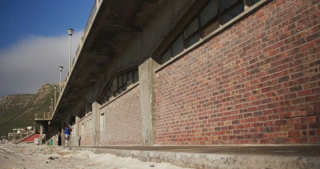 Walkway Adjacent to Crimean Architecture on a Sunny Day - Download Free Stock Images Pikwizard.com